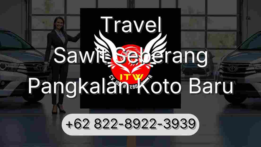 Travel Sawit Seberang Pangkalan Koto Baru