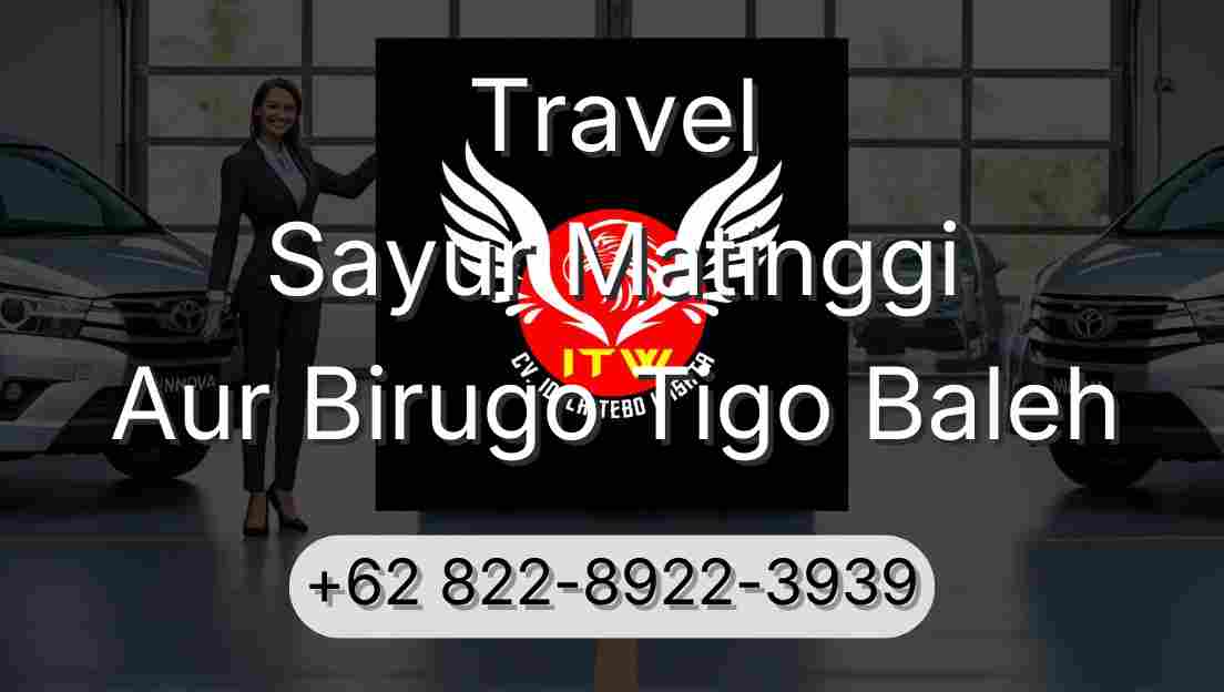 Travel Sayur Matinggi Aur Birugo Tigo Baleh