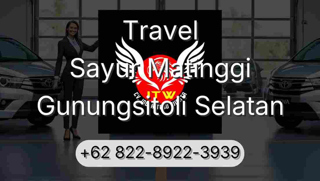 Travel Sayur Matinggi Gunungsitoli Selatan