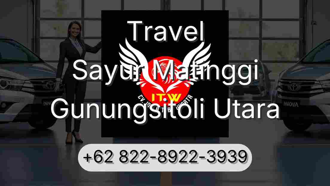 Travel Sayur Matinggi Gunungsitoli Utara