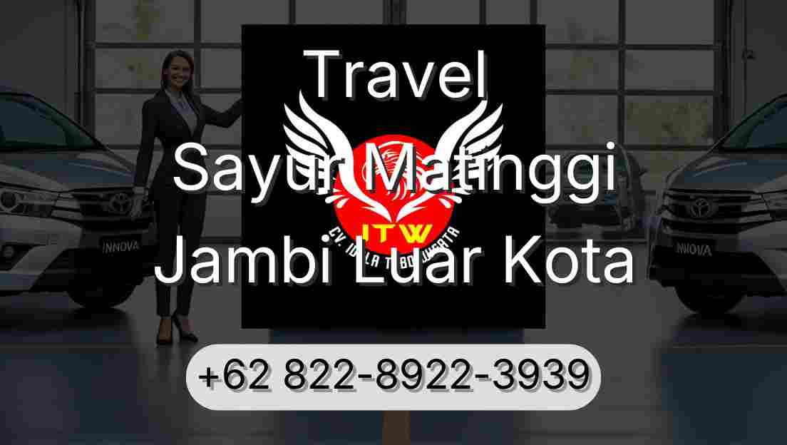 Travel Sayur Matinggi Jambi Luar Kota