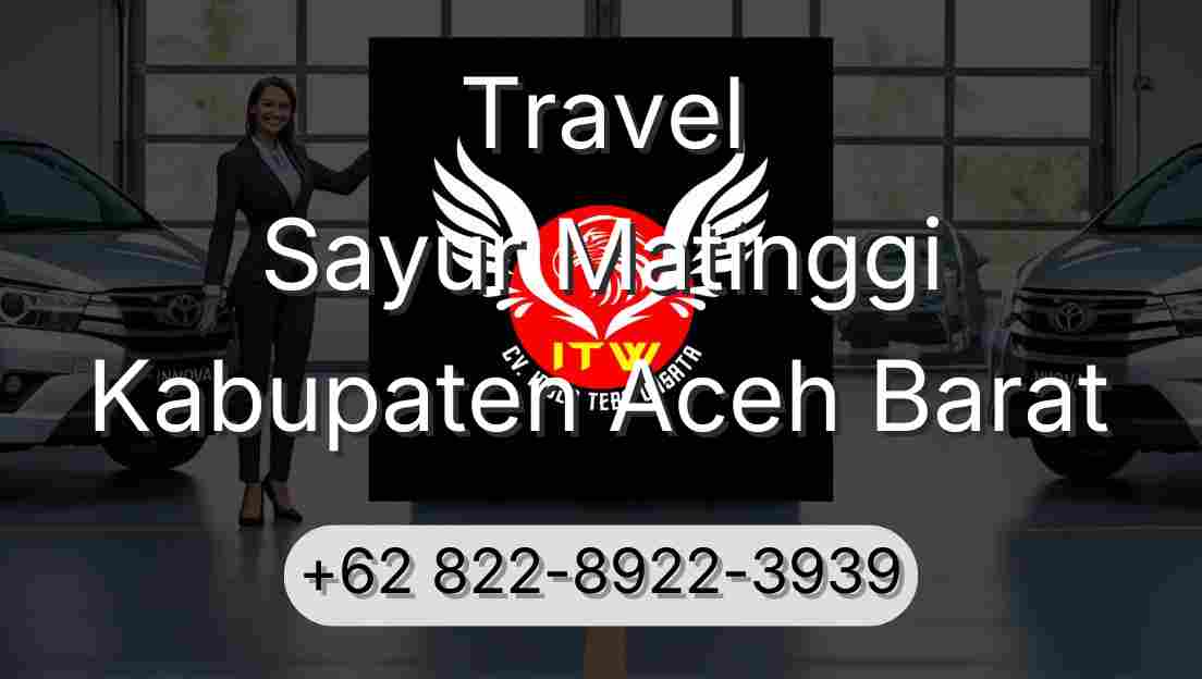 Travel Sayur Matinggi Kabupaten Aceh Barat