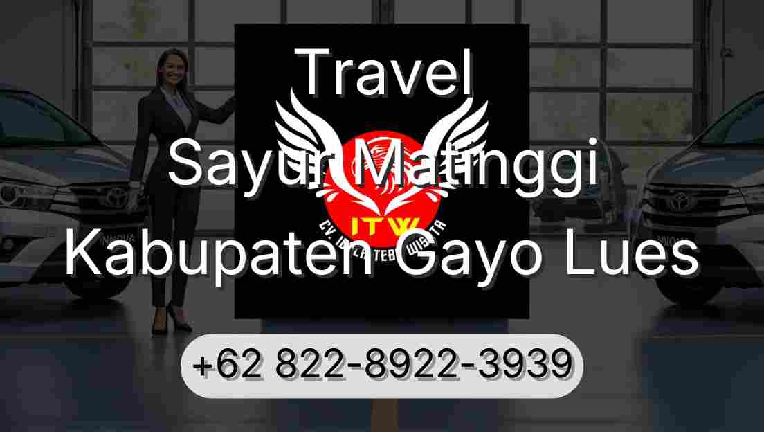 Travel Sayur Matinggi Kabupaten Gayo Lues
