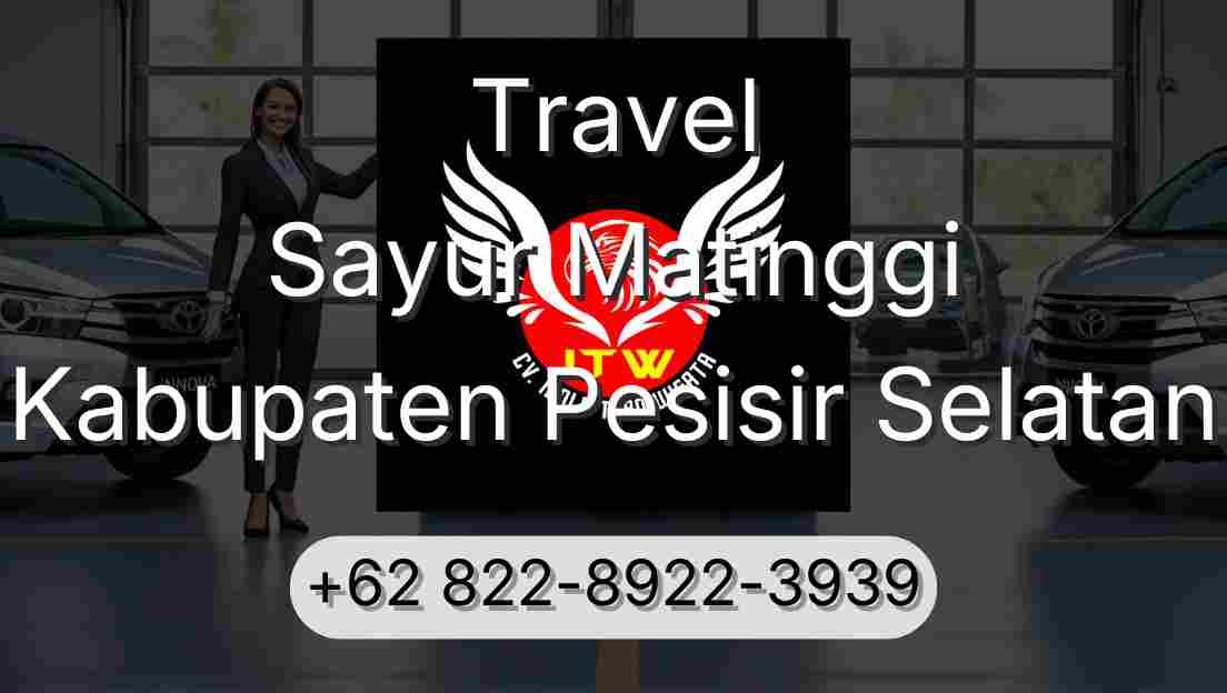Travel Sayur Matinggi Kabupaten Pesisir Selatan