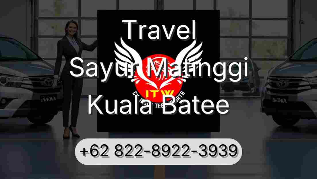 Travel Sayur Matinggi Kuala Batee