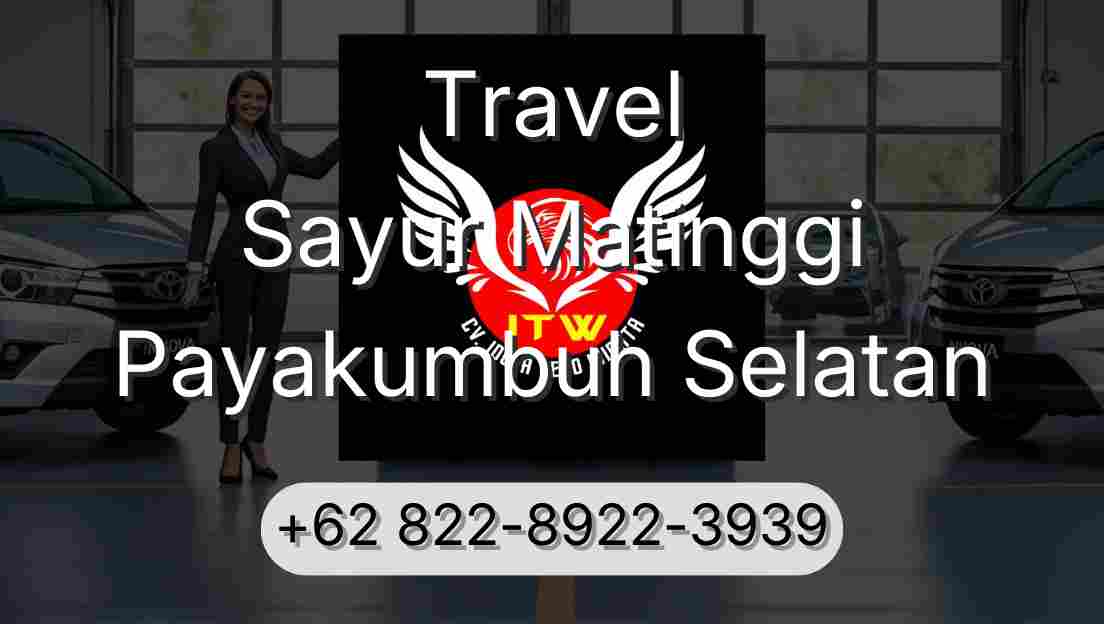 Travel Sayur Matinggi Payakumbuh Selatan