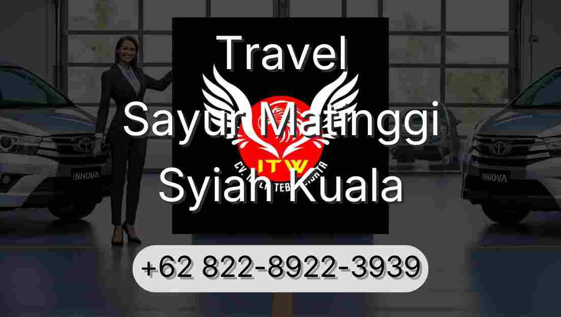 Travel Sayur Matinggi Syiah Kuala