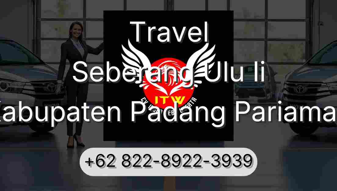 Travel Seberang Ulu Ii Kabupaten Padang Pariaman