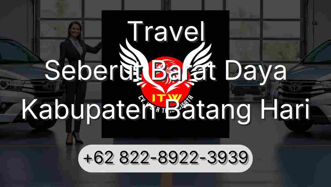Travel Seberut Barat Daya Kabupaten Batang Hari