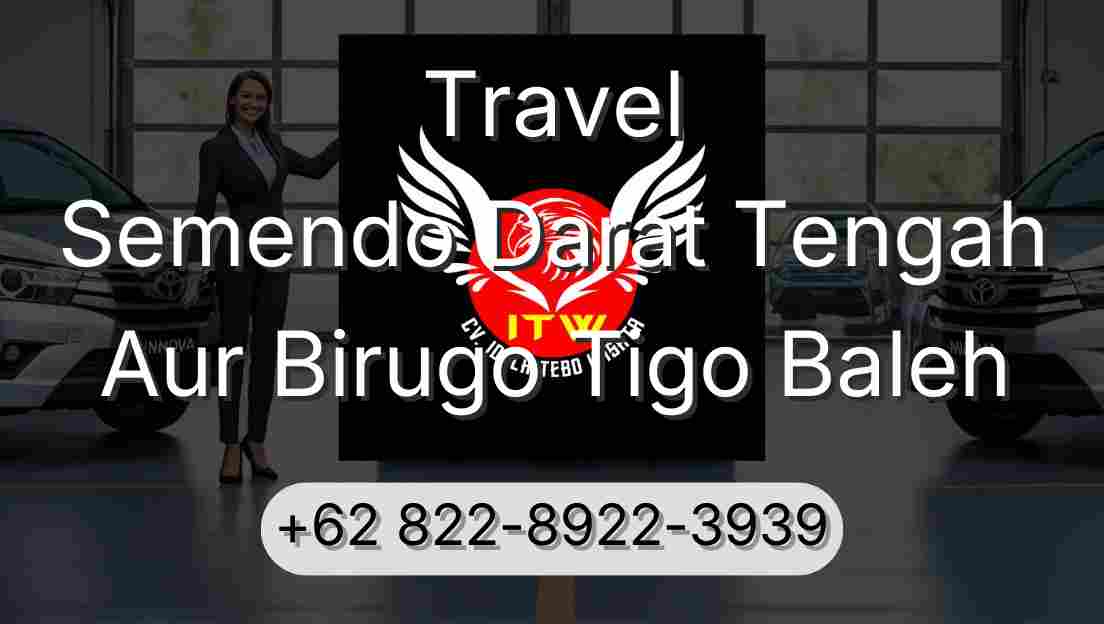 Travel Semendo Darat Tengah Aur Birugo Tigo Baleh