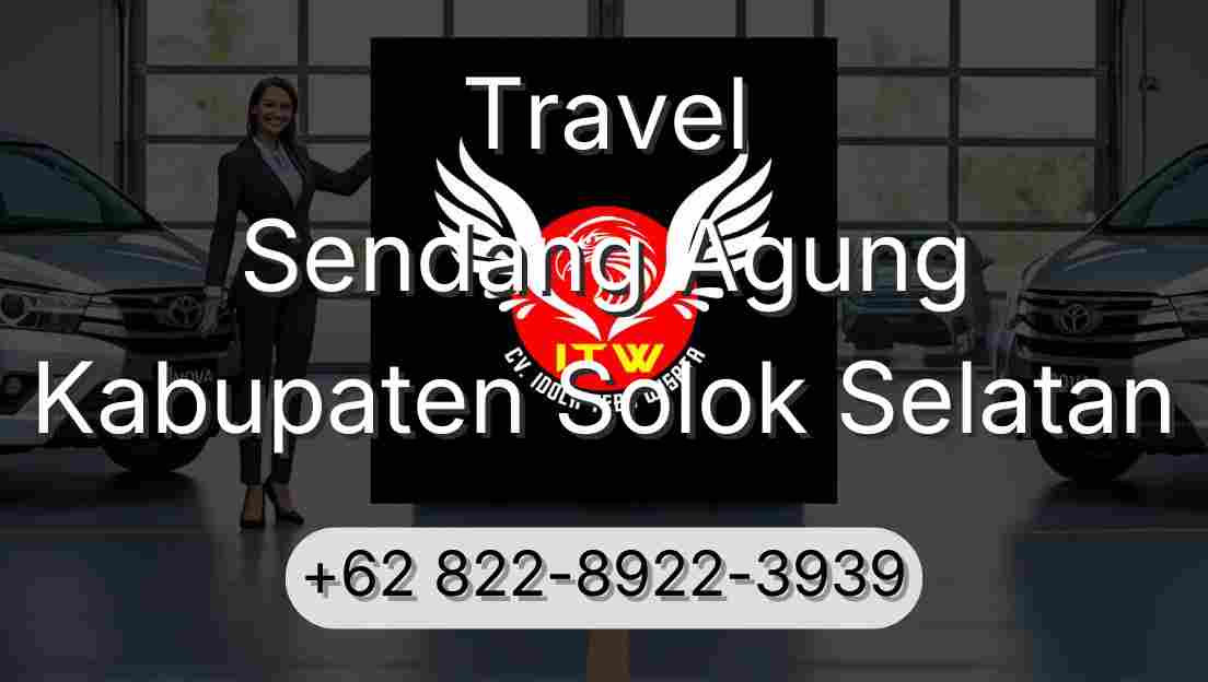 Travel Sendang Agung Kabupaten Solok Selatan