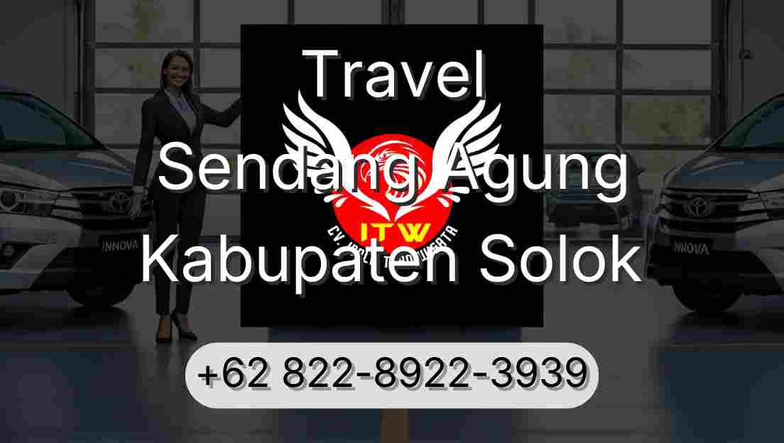 Travel Sendang Agung Kabupaten Solok