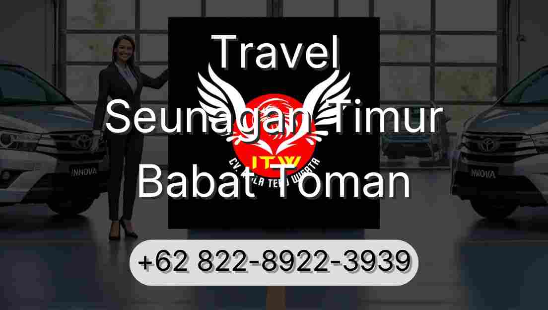 Travel Seunagan Timur Babat Toman