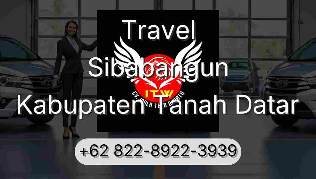 Travel Sibabangun Kabupaten Tanah Datar