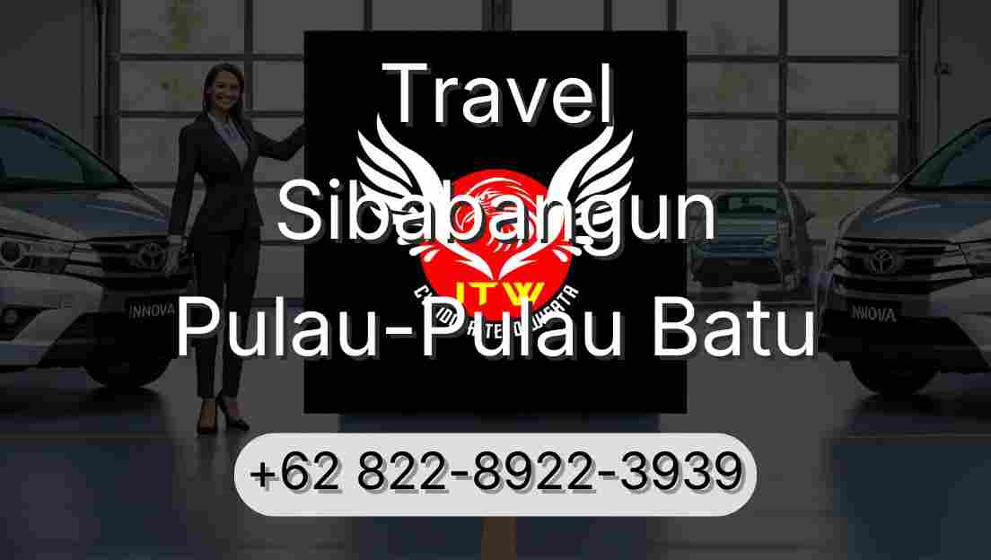 Travel Sibabangun Pulau-Pulau Batu