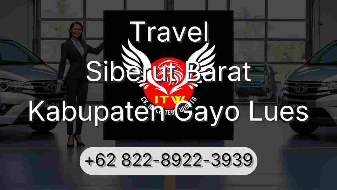Travel Siberut Barat Kabupaten Gayo Lues