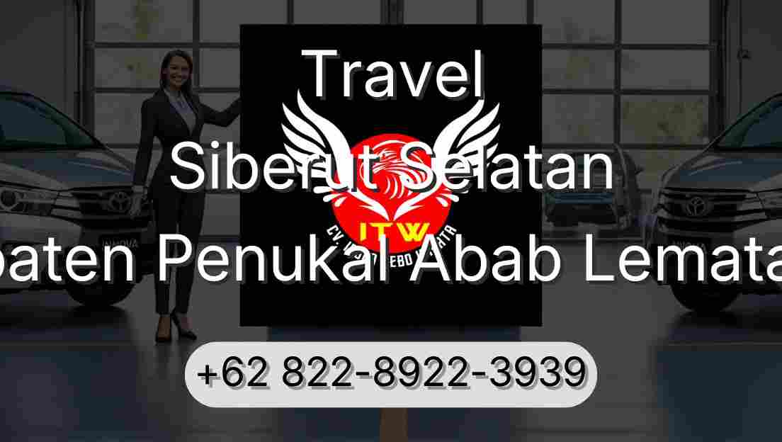 Travel Siberut Selatan Kabupaten Penukal Abab Lematang Ilir