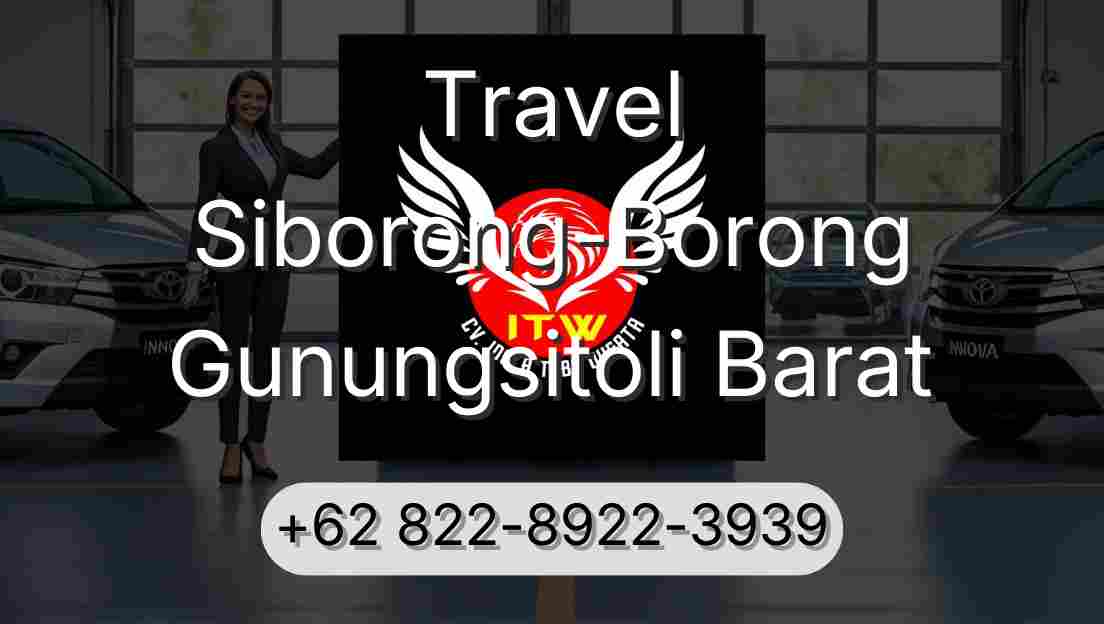 Travel Siborong-Borong Gunungsitoli Barat