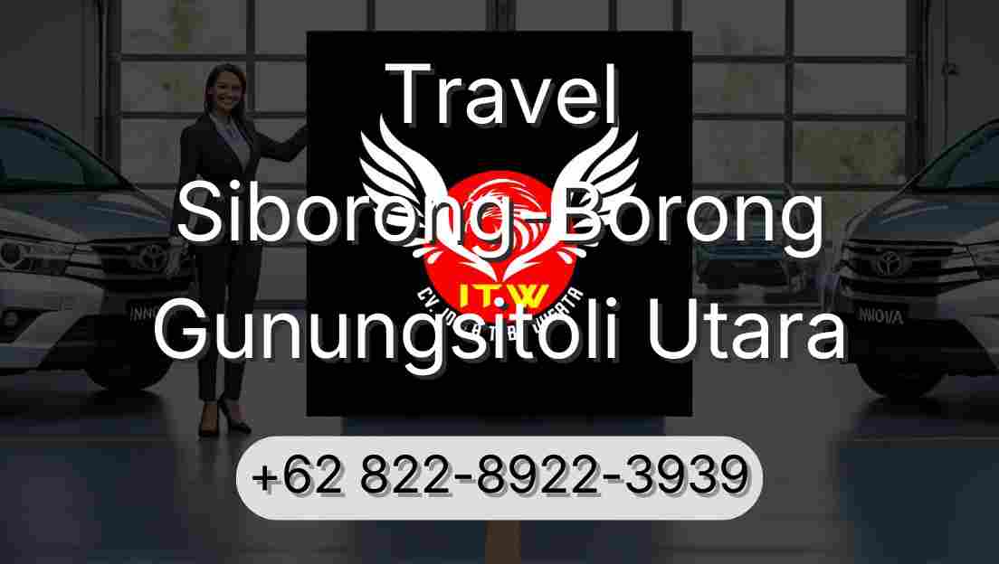 Travel Siborong-Borong Gunungsitoli Utara