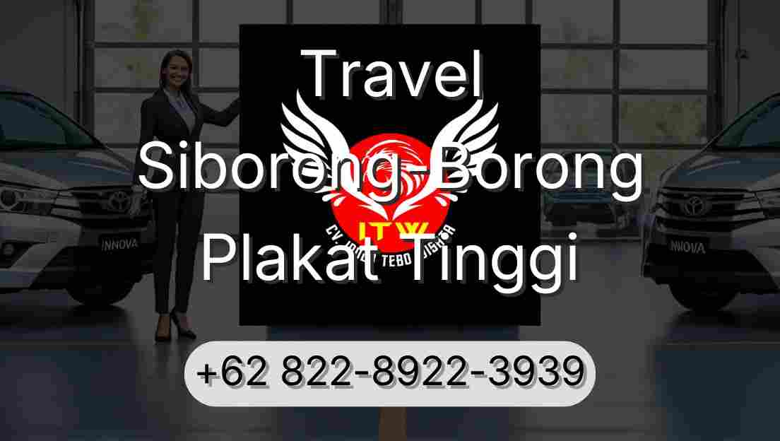 Travel Siborong-Borong Plakat Tinggi