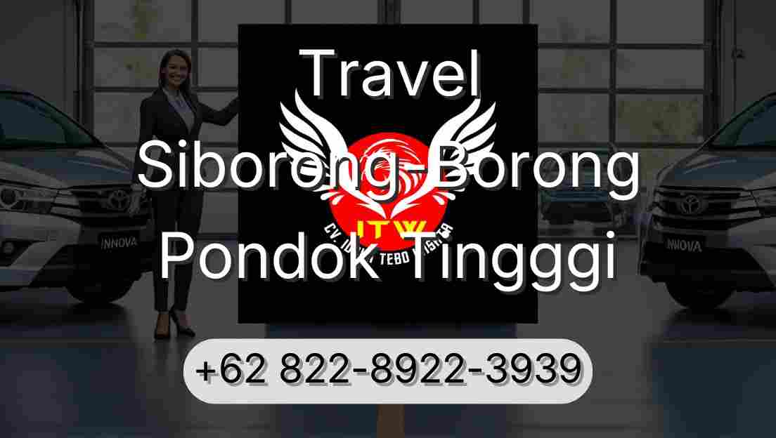 Travel Siborong-Borong Pondok Tingggi
