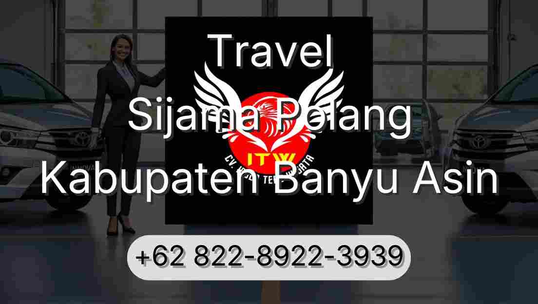 Travel Sijama Polang Kabupaten Banyu Asin