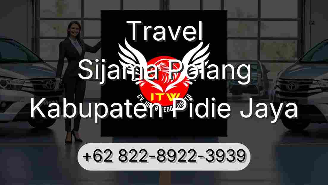Travel Sijama Polang Kabupaten Pidie Jaya