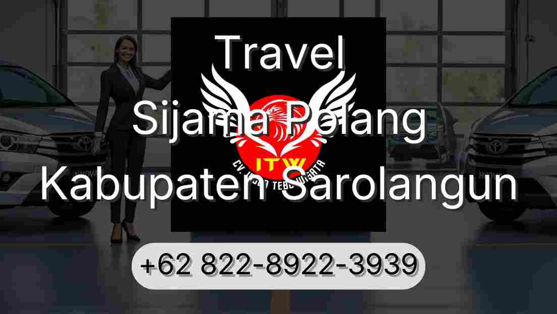 Travel Sijama Polang Kabupaten Sarolangun