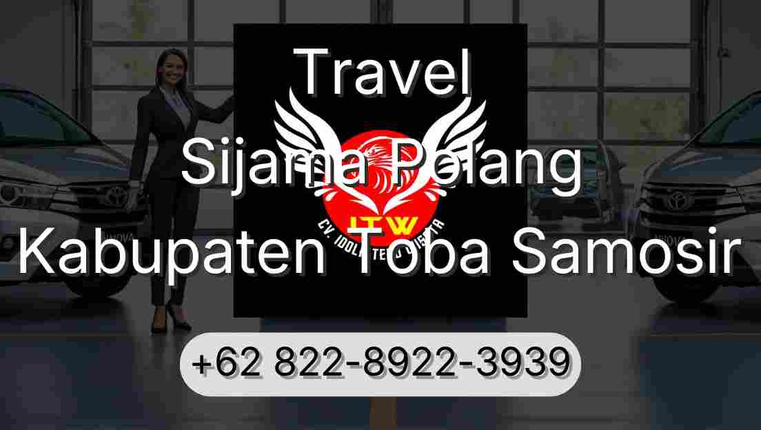 Travel Sijama Polang Kabupaten Toba Samosir