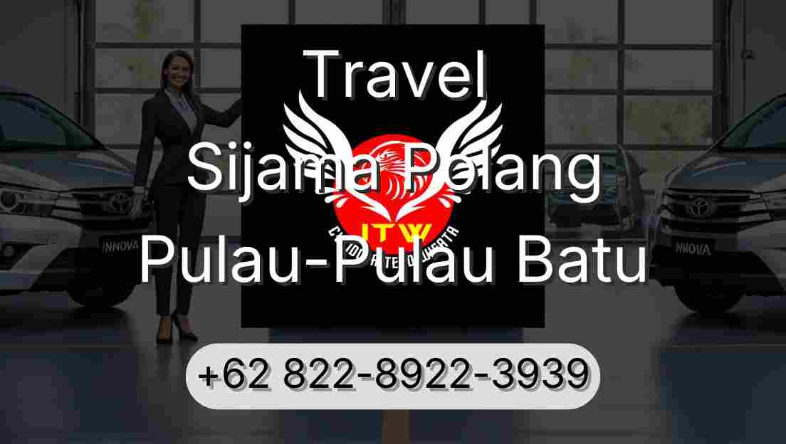 Travel Sijama Polang Pulau-Pulau Batu