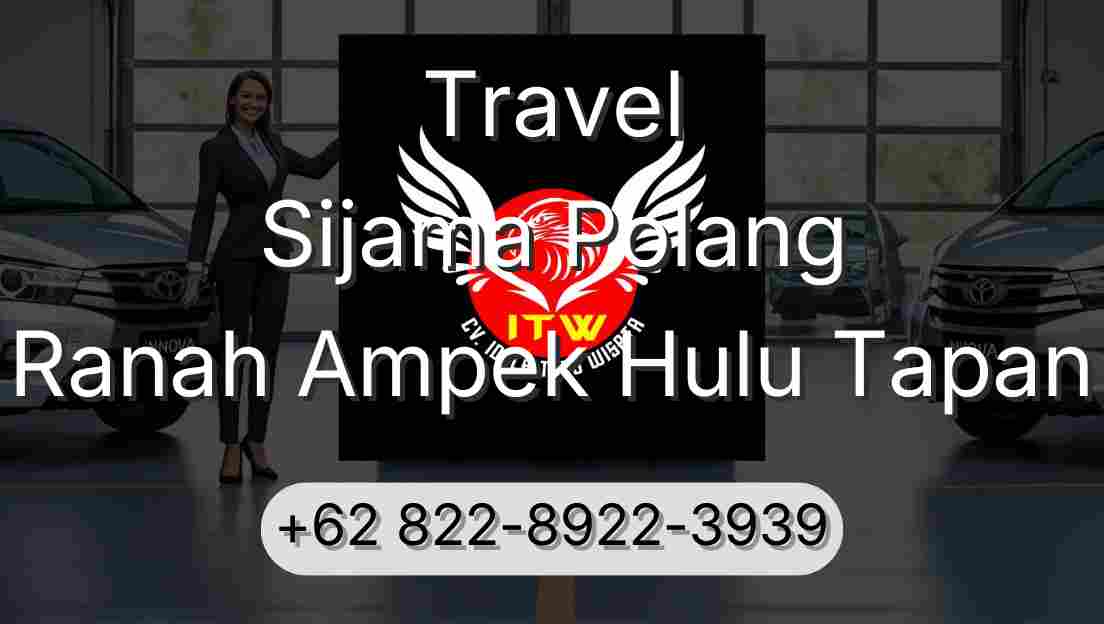 Travel Sijama Polang Ranah Ampek Hulu Tapan