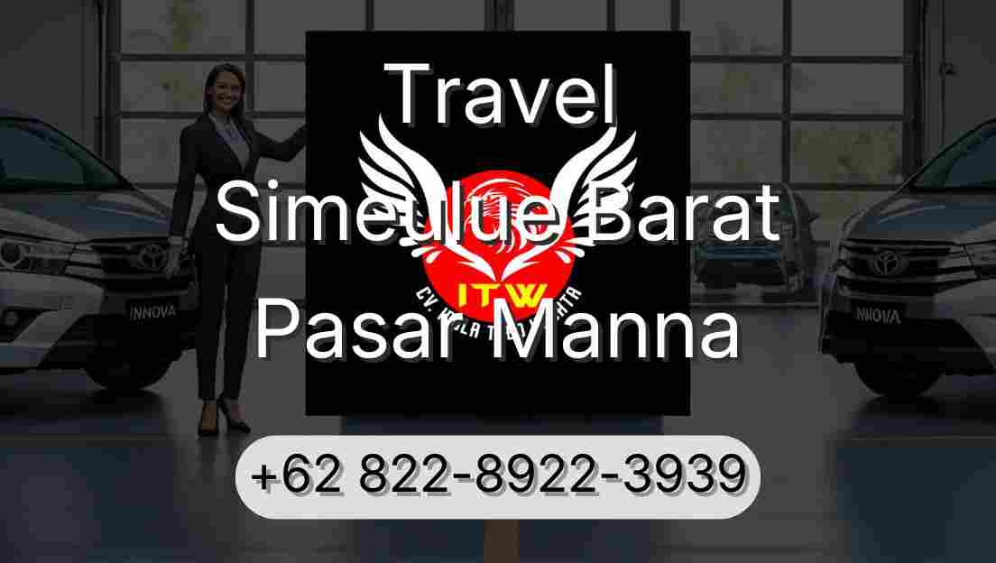 Travel Simeulue Barat Pasar Manna