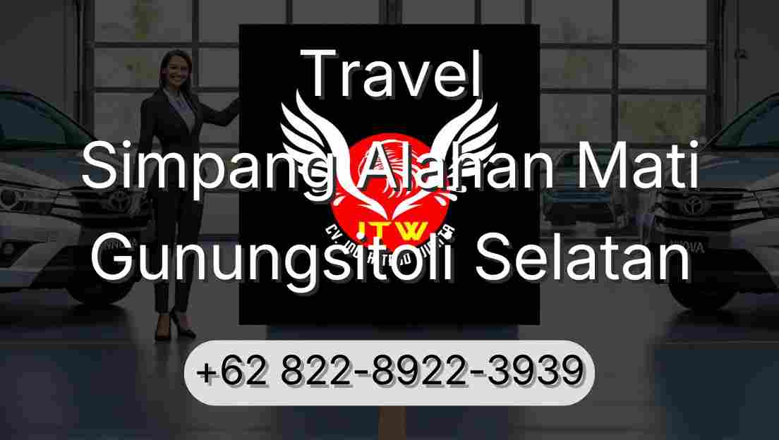 Travel Simpang Alahan Mati Gunungsitoli Selatan