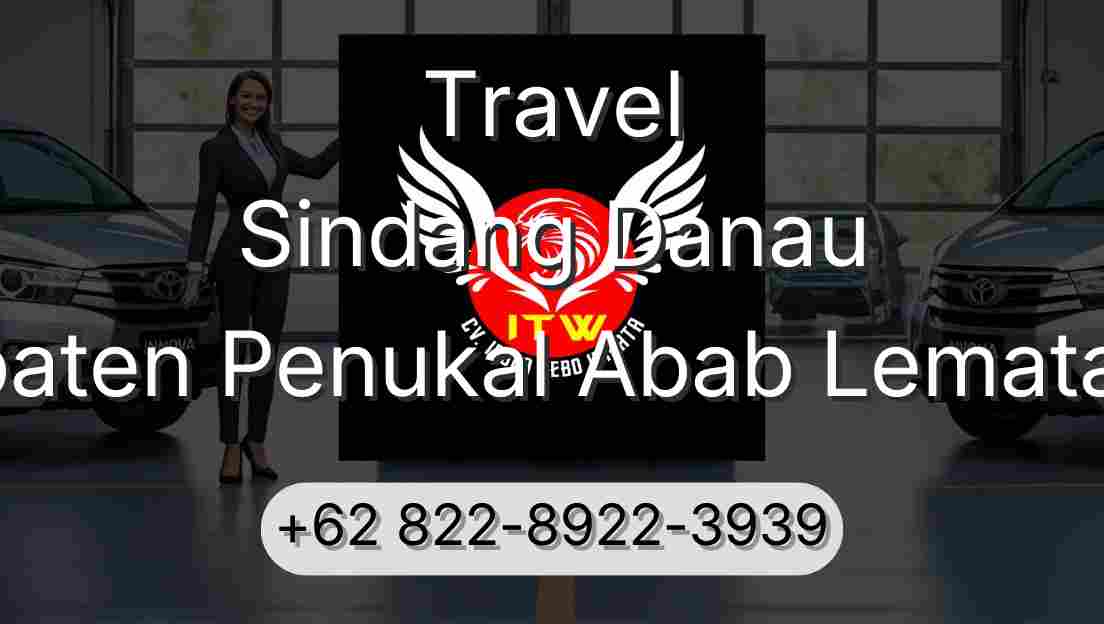 Travel Sindang Danau Kabupaten Penukal Abab Lematang Ilir