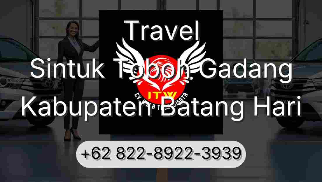 Travel Sintuk Toboh Gadang Kabupaten Batang Hari