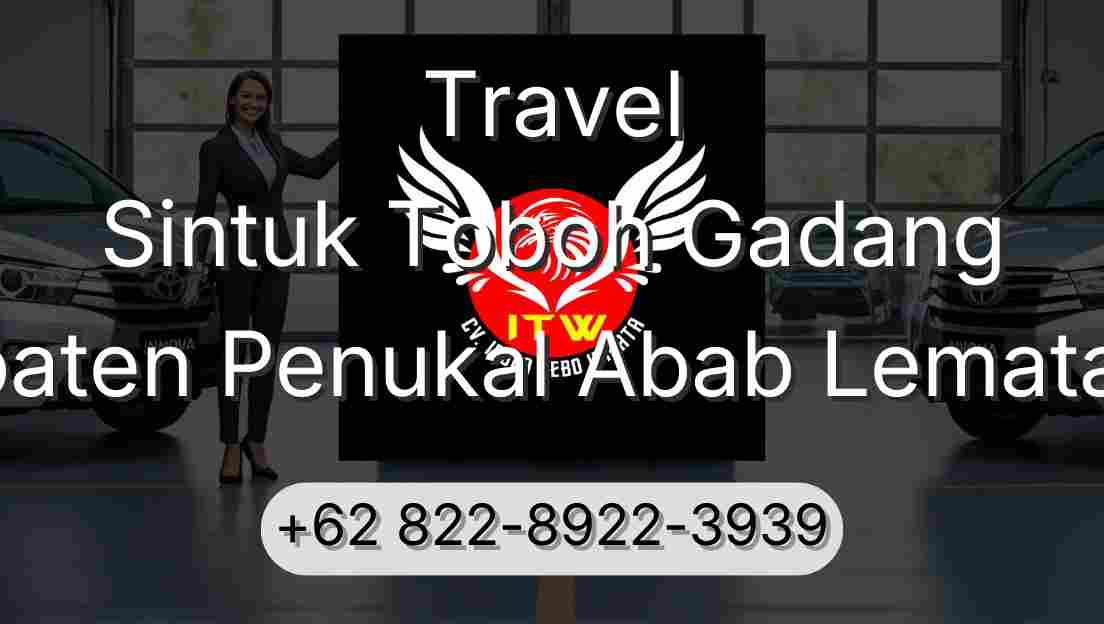 Travel Sintuk Toboh Gadang Kabupaten Penukal Abab Lematang Ilir