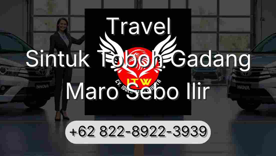 Travel Sintuk Toboh Gadang Maro Sebo Ilir
