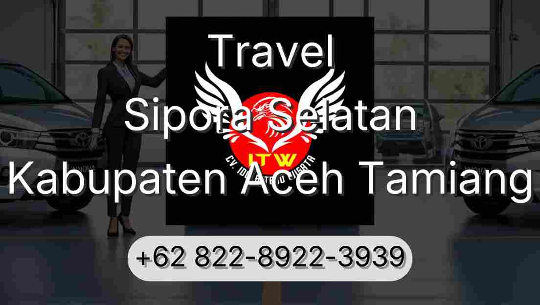 Travel Sipora Selatan Kabupaten Aceh Tamiang