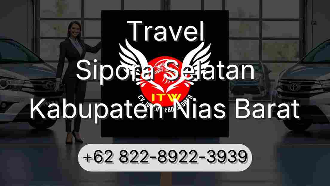 Travel Sipora Selatan Kabupaten Nias Barat