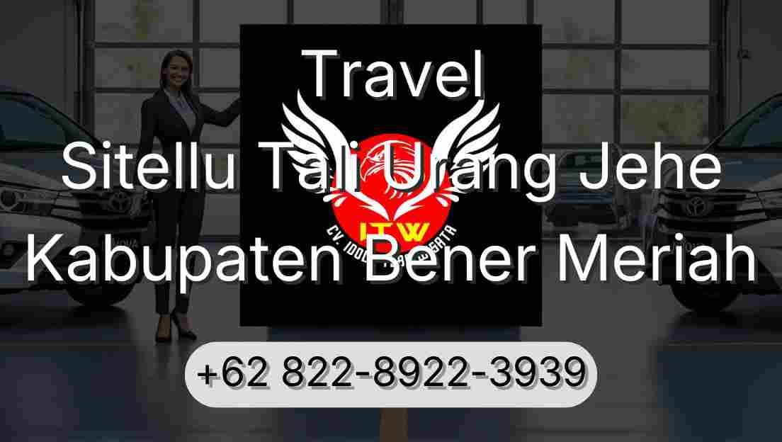 Travel Sitellu Tali Urang Jehe Kabupaten Bener Meriah