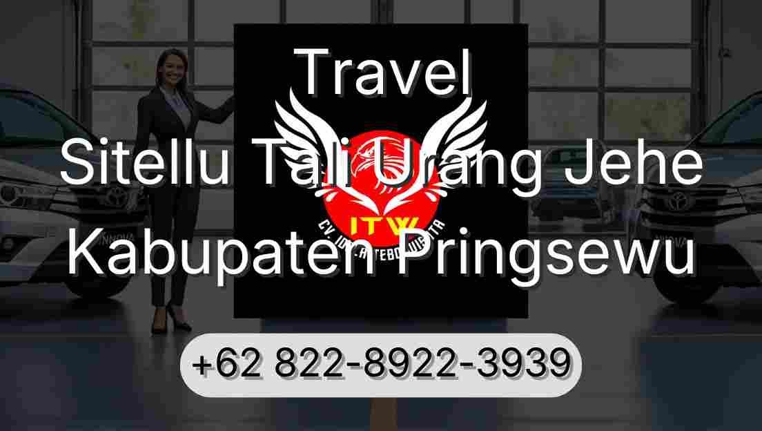 Travel Sitellu Tali Urang Jehe Kabupaten Pringsewu