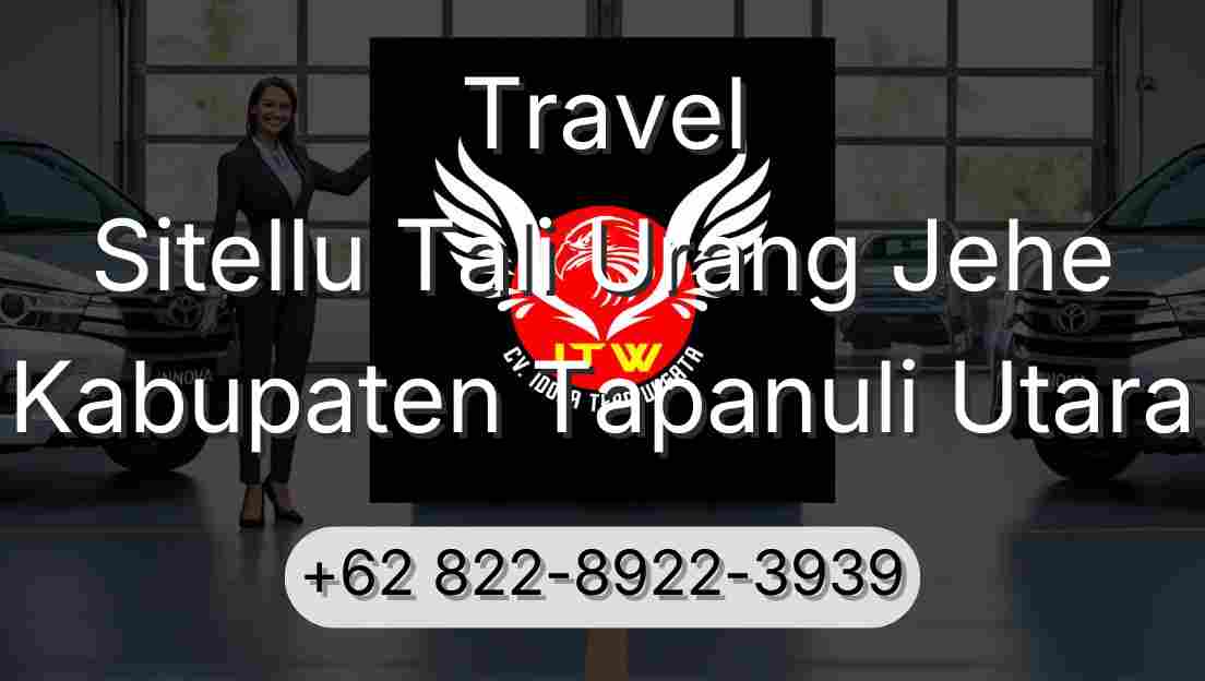 Travel Sitellu Tali Urang Jehe Kabupaten Tapanuli Utara