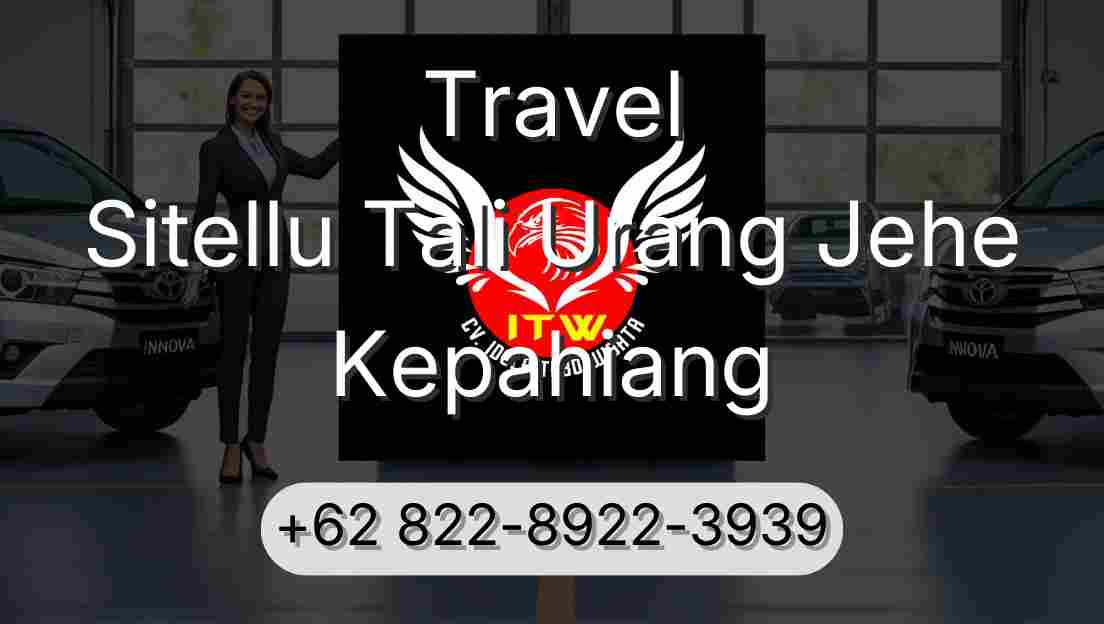 Travel Sitellu Tali Urang Jehe Kepahiang
