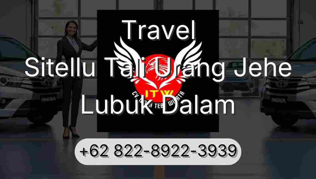 Travel Sitellu Tali Urang Jehe Lubuk Dalam