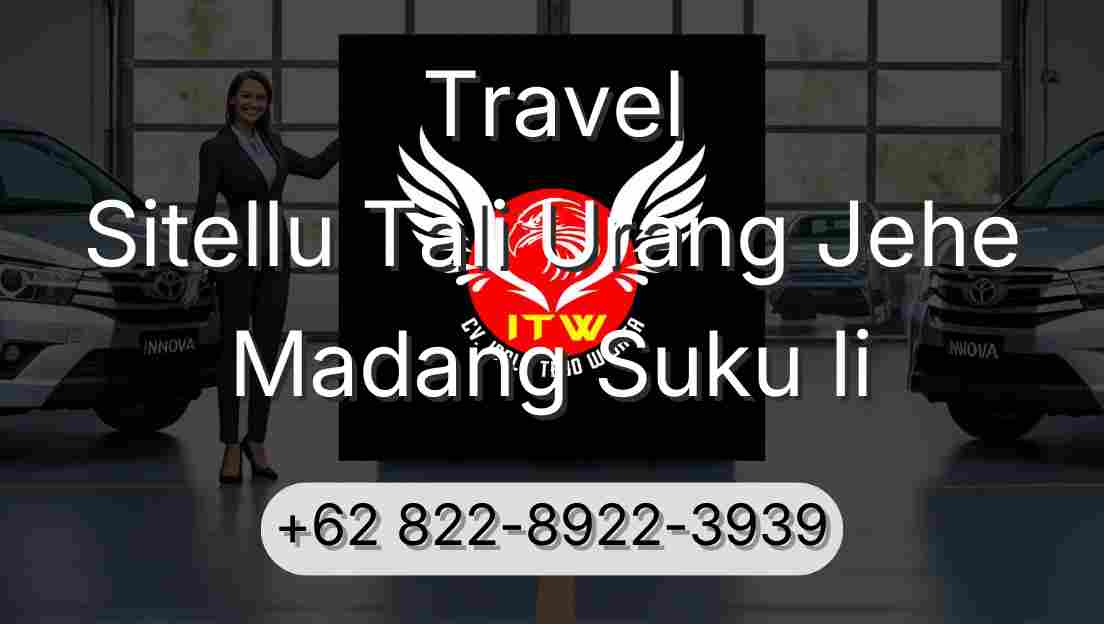 Travel Sitellu Tali Urang Jehe Madang Suku Ii