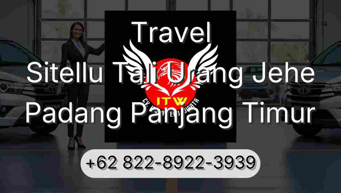 Travel Sitellu Tali Urang Jehe Padang Panjang Timur
