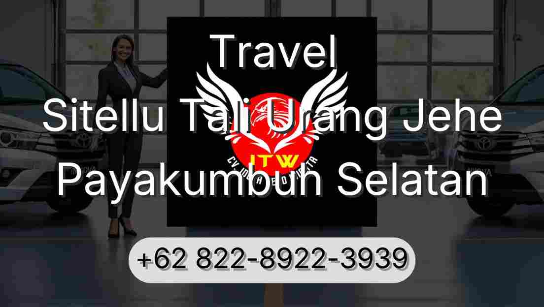Travel Sitellu Tali Urang Jehe Payakumbuh Selatan