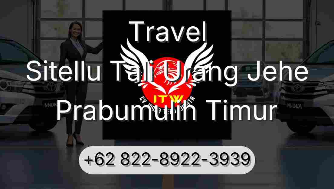 Travel Sitellu Tali Urang Jehe Prabumulih Timur