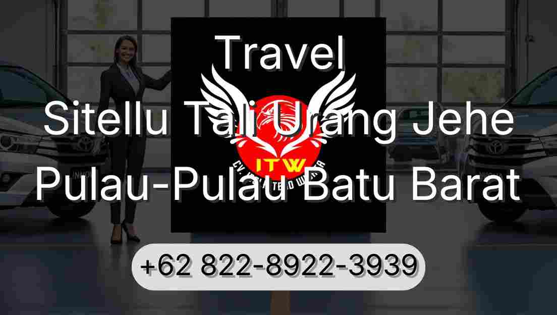 Travel Sitellu Tali Urang Jehe Pulau-Pulau Batu Barat