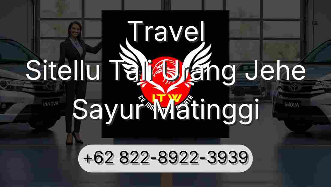 Travel Sitellu Tali Urang Jehe Sayur Matinggi